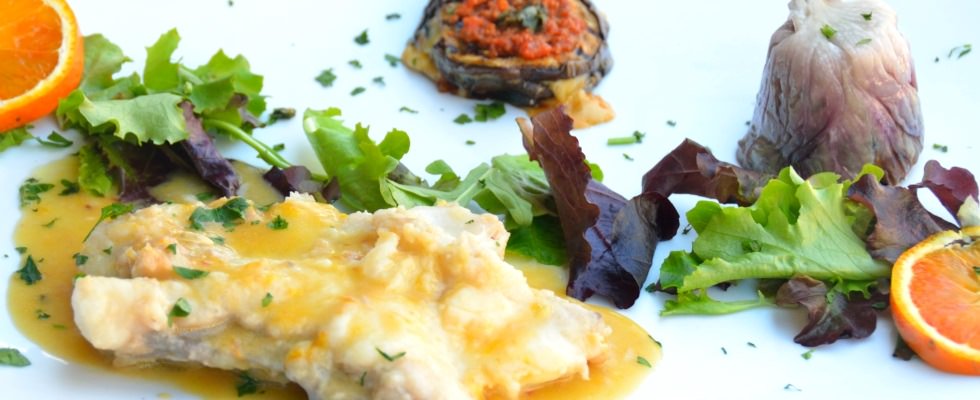 pescatrice a l'arancia