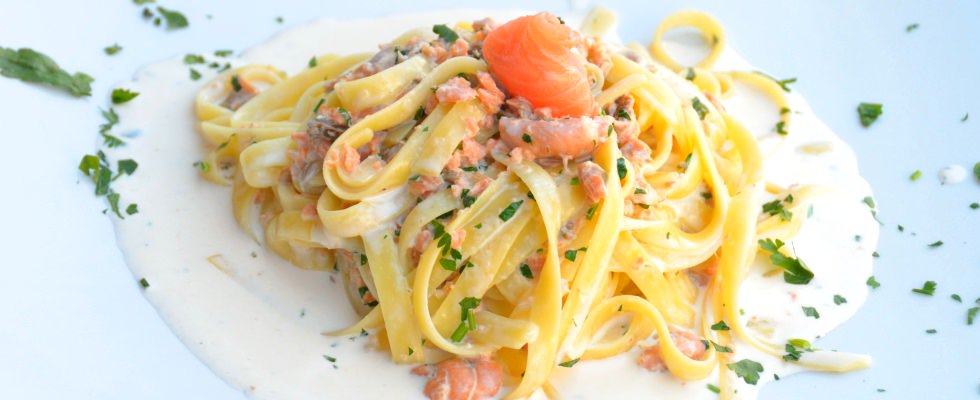 tagliatelle au saumon